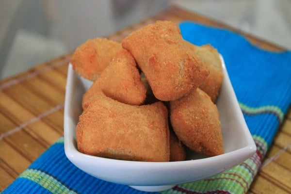 Massa de salgadinho para festa