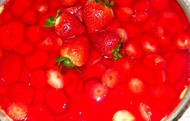 Torta fácil de morango