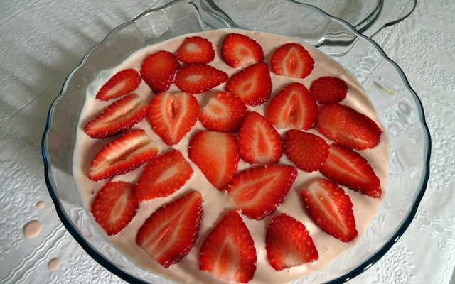 Mousse de morango