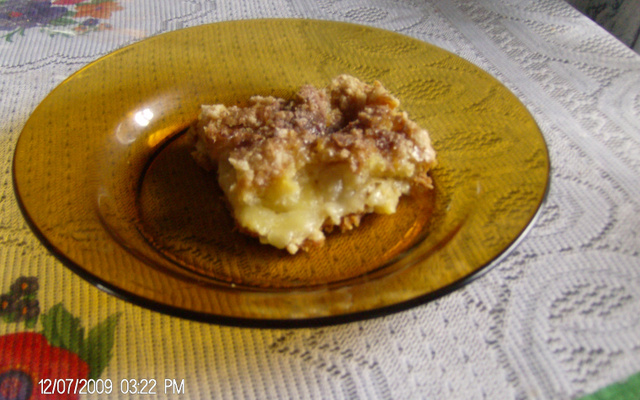 Torta de maçã crocante