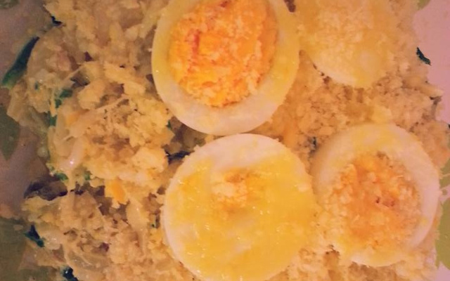 Risoto de bacalhau prático