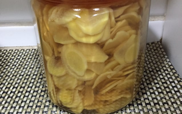 Gengibre em conserva