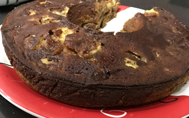 Bolo integral de banana da Cecília