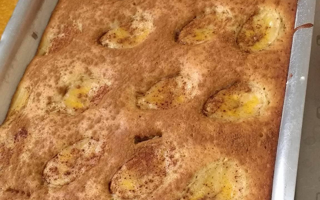 Bolo de banana rápido