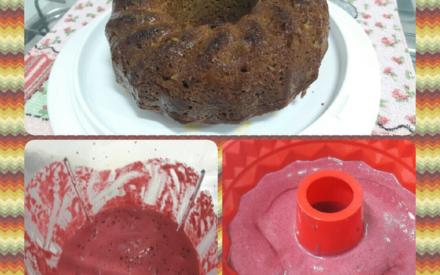 Bolo de beterraba integral