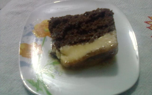 Bolo pudim de chocolate