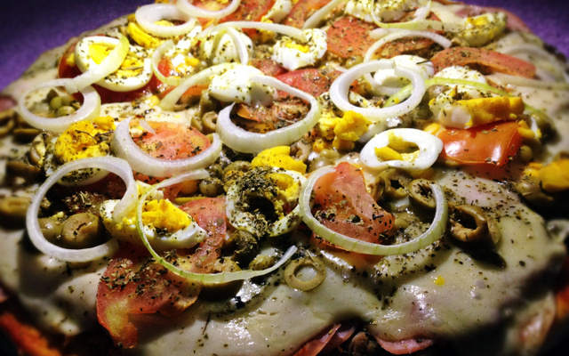 Massa para pizza macia