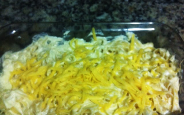 Macarrão com molho branco cremoso