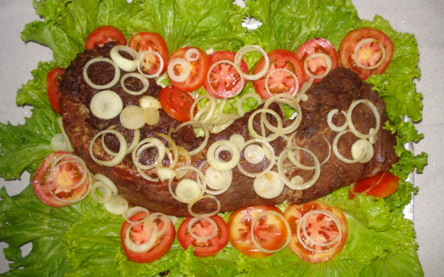 Lombo de porco ao vinho