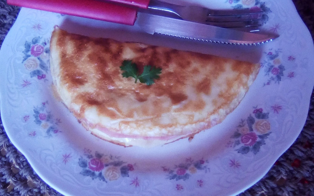 Crepe de tapioca (crepioca)