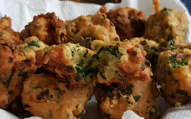 Bolinho de espinafre