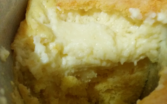 Bolo de fubá cremoso diet