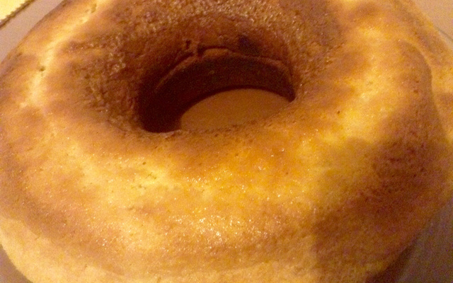 Bolo de Baunilha