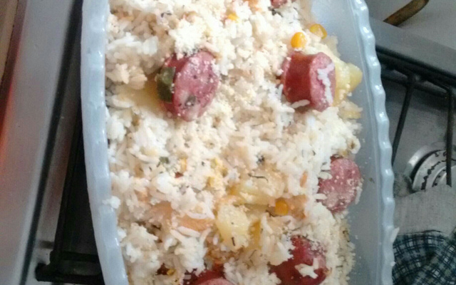 Arroz de panela de pressão