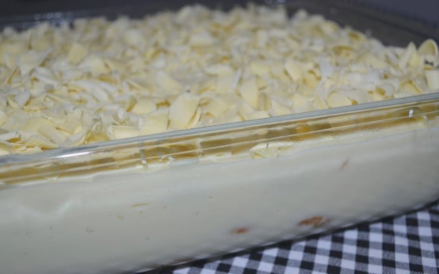 Pavê de chocolate branco