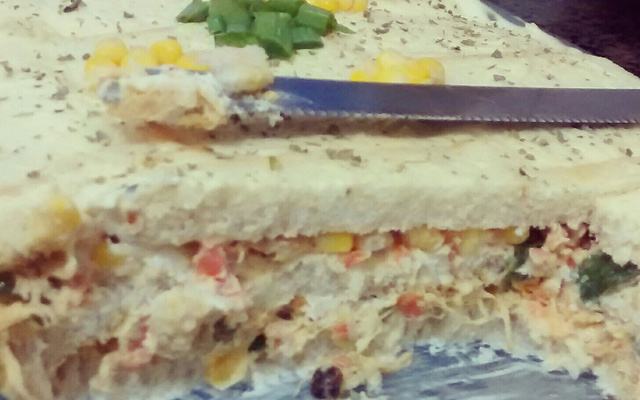 Torta fria de salpicão diferente