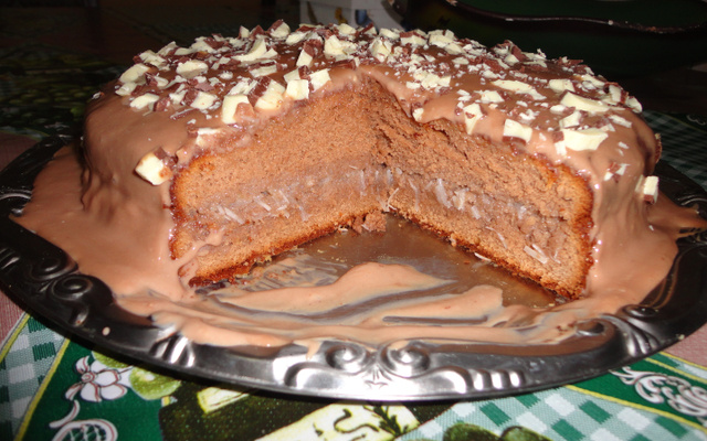 Bolo de chocolate duo