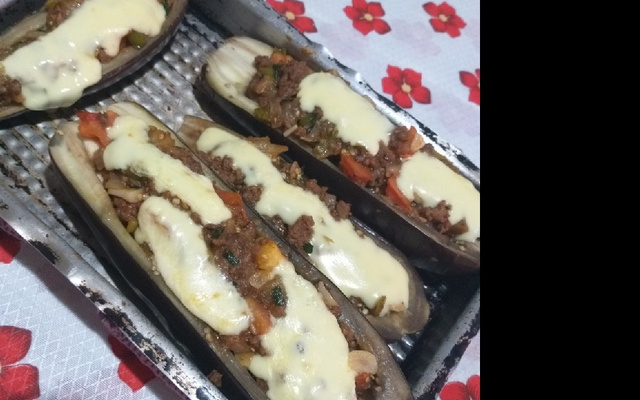 Berinjela recheada
