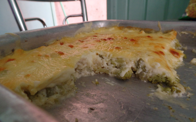 Brócolis gratinado