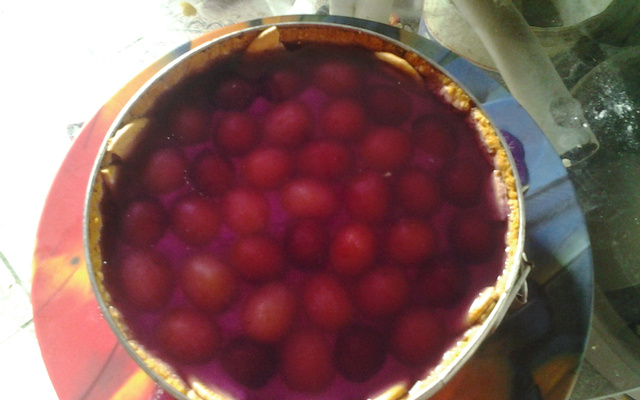 Torta fácil com biscoitos