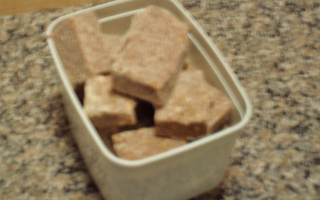 Paçoquinha ideal para crianças - não esfarela