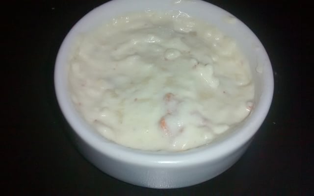 Maionese caseira de bacon