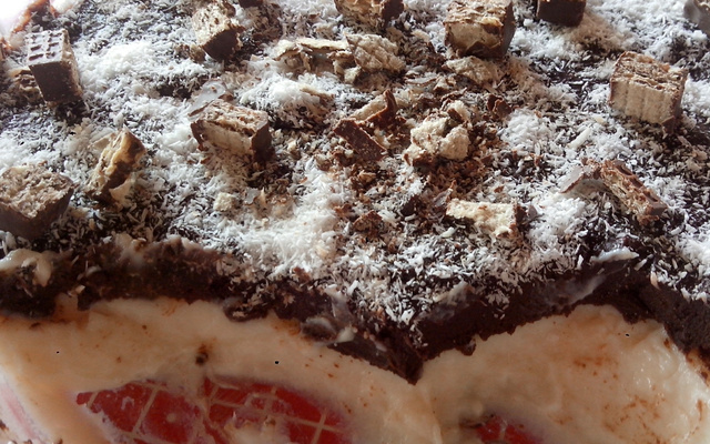 Torta de bombom fácil