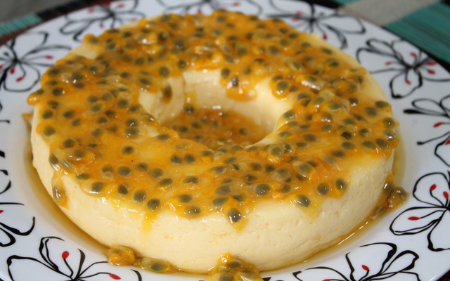 Pudim de maracujá