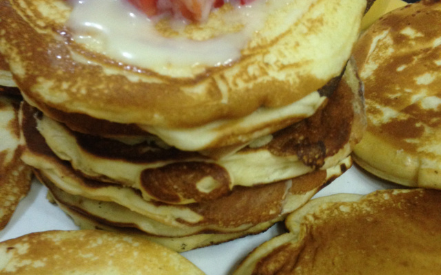 Panqueca de leite condensado