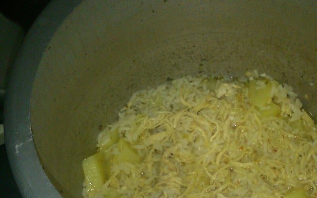 Canja de galinha da Gegé