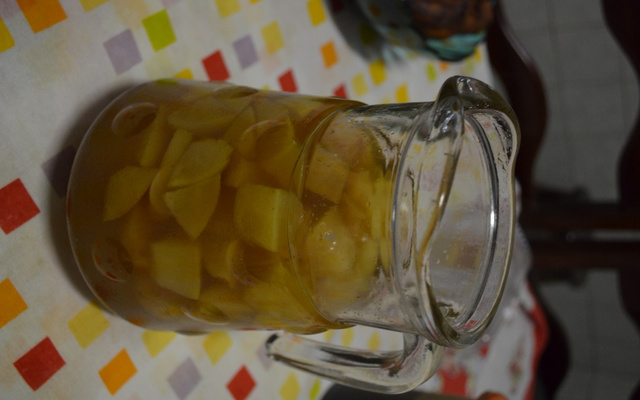 Chá de maçã com especiarias delicioso