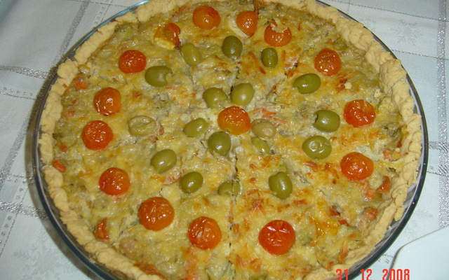 Quiche light de verão
