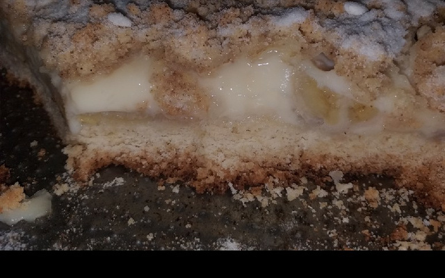 Torta cremosa de banana