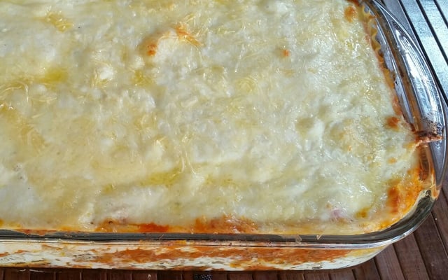 Lasanha de carne moída