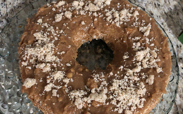 Bolo de amendoim low carb