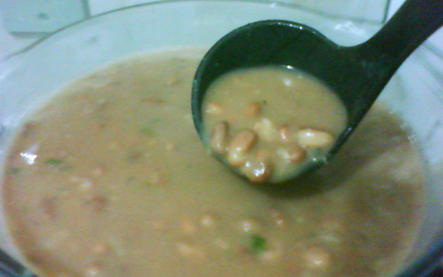 Feijão com tempero caseiro