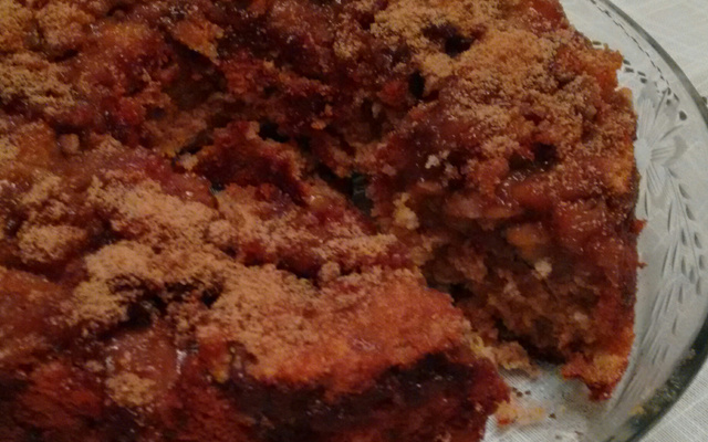 Bolo de banana caramelizada sensacional