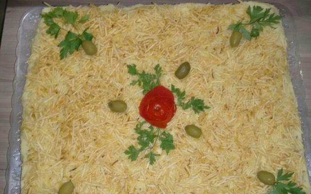 Bolo salgado de frango