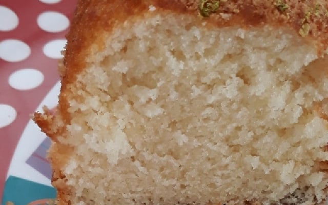 Bolo de limão no liquidificador