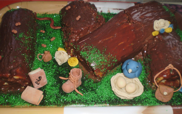 Rocambole tronco de árvore