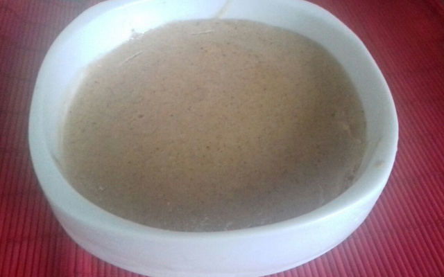 Sorvete fit banana e cacau