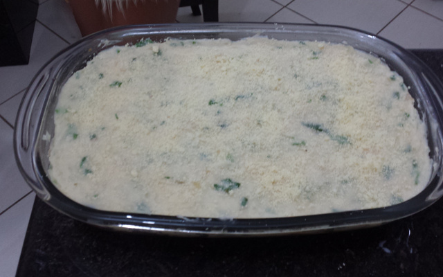 Escondidinho de carne de jaca (vegan/vegetariana)