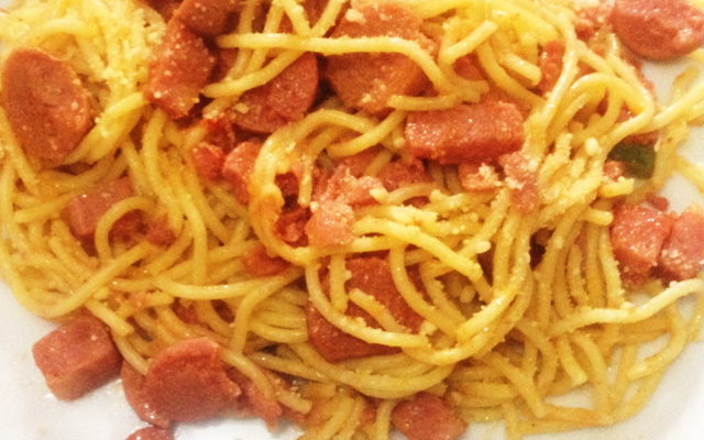 Macarronada de salsicha