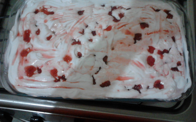 Sobremesa de morango