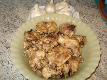 Frango à passarinho light