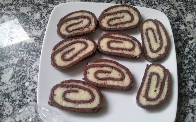 Rocambole de prestígio cremoso