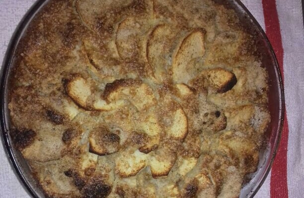 Torta de maçã em camadas da Rosiane