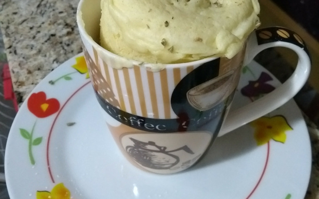 Bolo de caneca salgado