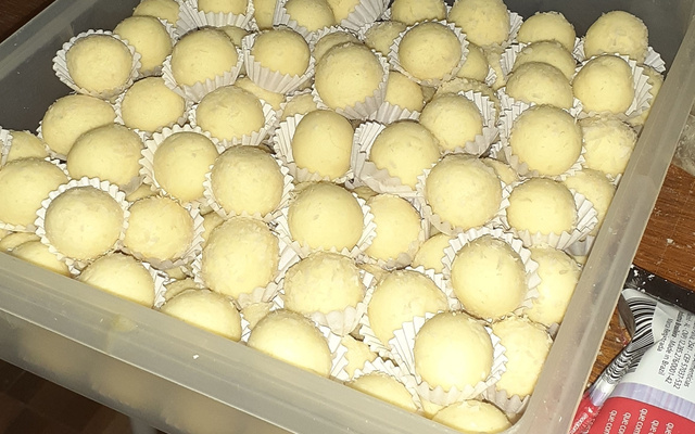 Beijinho de leite em pó