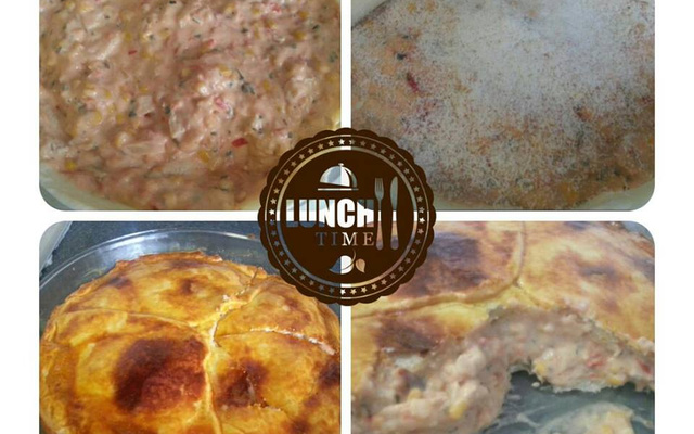 Torta de Frango e Milho Light